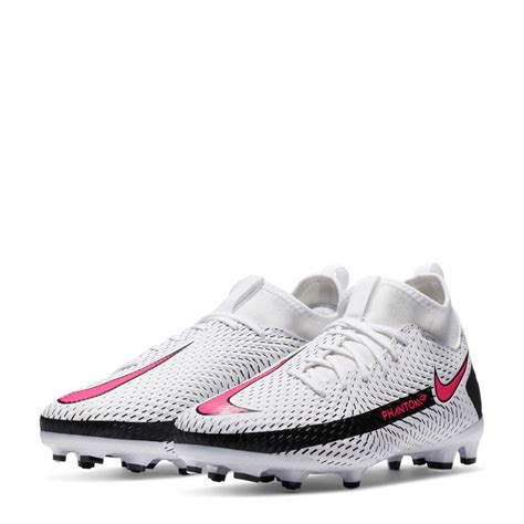 nike phantom gt club mg voetbalschoenen wit/roze|nike phantom gx.